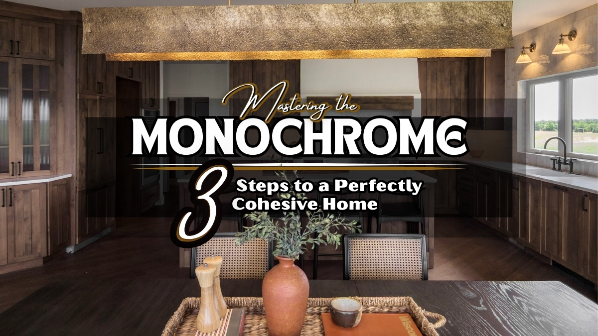 Mastering the Monochrome: 3 Steps to a Perfectly Cohesive Home